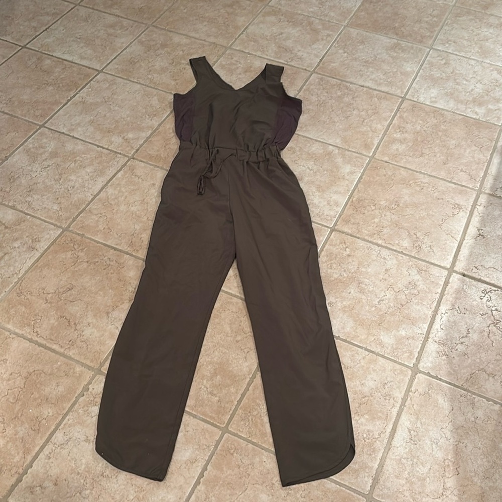 Peyton Jensen woman's deep army green jumpsuit - Picture 1 of 9